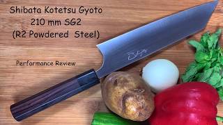 Shibata Kotetsu Gyuto 210mm Performance Review