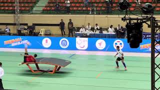 TEQBALL Thailand Men’s Double Thai player skill (sky kick) 10 Sep 2023