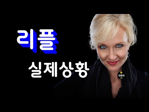 리플.. 지금..실제 상황