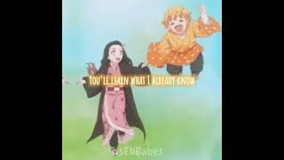 Gonna love you so! 😊 #nezukochan #zenitsuxnezuko #cuties #kimetsunoyaiba #anime #demonslayer