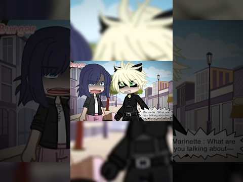 Hawkmoth saves Marinette 😨⁉️ || Miraculous Ladybug || AU || #mlb #gacha #trend #gachamlb #recommend