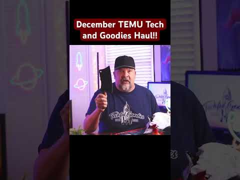 Temu, Tech and goodies Hall for December 2023