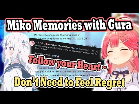 Miko talks about her Memories with Gura & Thoughts about on her Graduation 💙🔱
