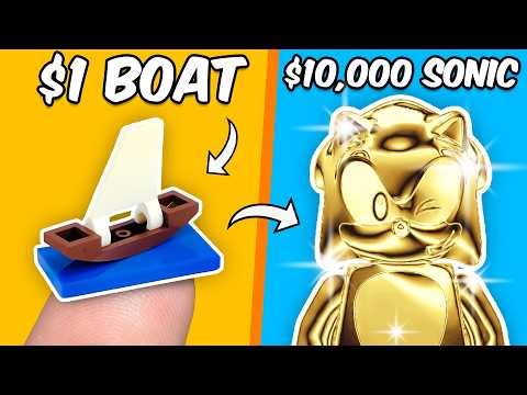 $1 vs $10,000 LEGO Items!