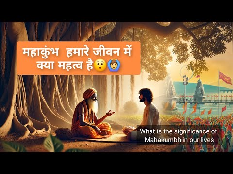 #trending महाकुंभ हमारे जिवन में क्या महत्व है😯  What is the significance of Mahakumbh in our lives?