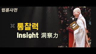 [법륜사전]  통찰력_洞察力_Insight
