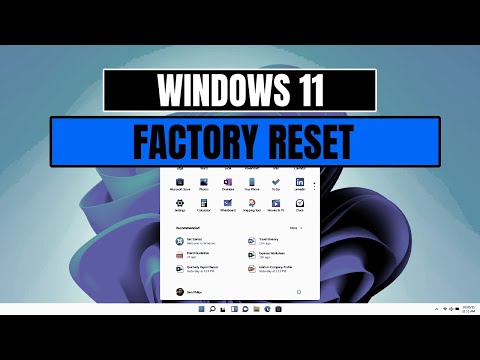 FACTORY RESET Windows 11 Laptop or PC in Minutes!