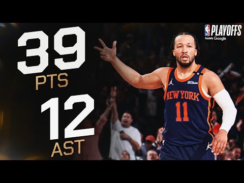 Jalen Brunson WAS LOCKED IN For 39 PTS In Game 4 | May 12, 2025