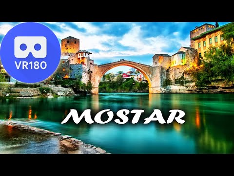 8K VR180 - MOSTAR, The Bridge Reaching from the Ruins of War to Peace
