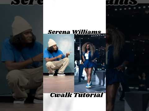 Serena Williams Not like Us Kendrick Lamar Super Bowl Cwalk Tutorial #serenawilliams #cwalk
