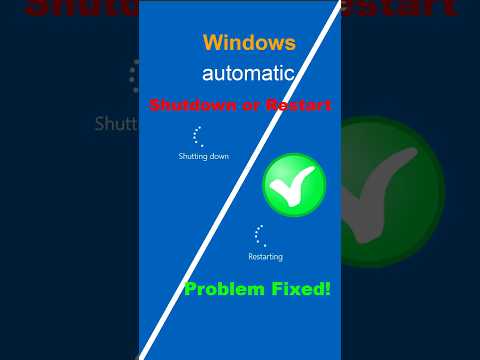 Windows unexpected Shutdown or Restart Problem Fixed!