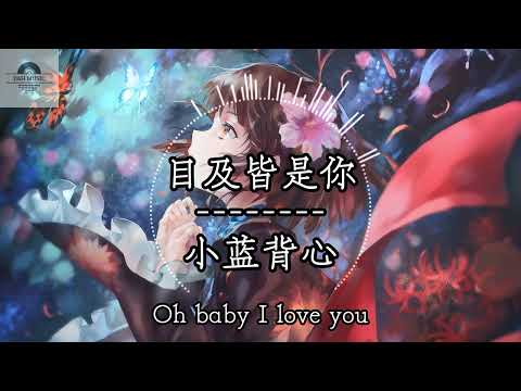 目及皆是你 - 小蓝背心『我戒不掉你 像戒不了呼吸漫长的距离 我用思念来代替』~动态歌词 Lyrics ~