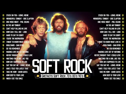 Top 100 Soft Rock Ballads 70s 80s 90s 💥 Phil Collins, Rod Stewart, Bee Gees, Bread, Carly Simon.