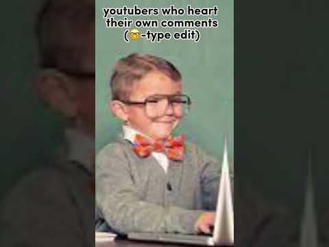 youtubers who heart their own comments