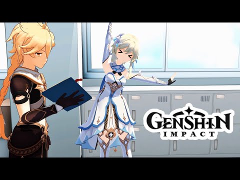 Lumine Messing with Aether AGAIN - Genshin Impact Meme