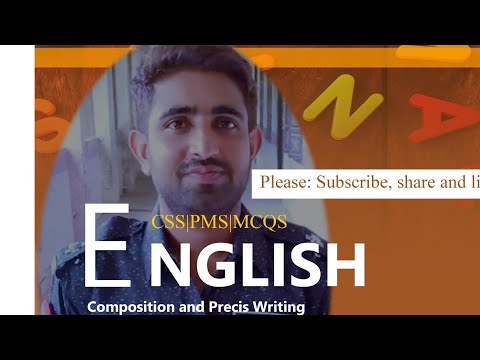 pair of words  lec-02 English Composition and Price writing for CSS|PMS|MCQS