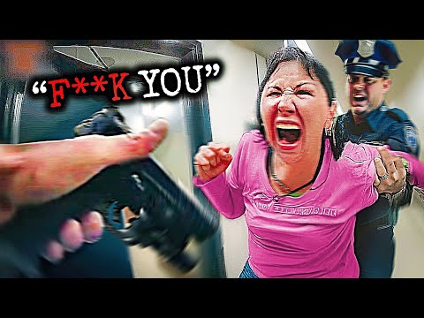 When Entitled KARENS Think They're TOUGH But It Backfires.. (INSTANT KARMA)