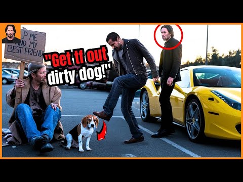 Keanu Reeves Defended A Homeless Man And His Loyal Dog | acts of kindness