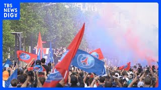 パリ・サンジェルマン優勝パレード　前日には集まった市民が暴徒化し死者も｜TBS NEWS DIG