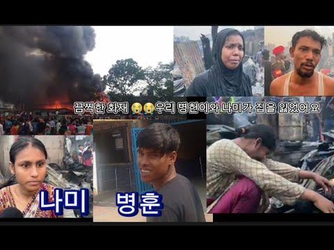 끔찍한 화재 😭😭우리 병헌이와 나미가 집을 잃었어요