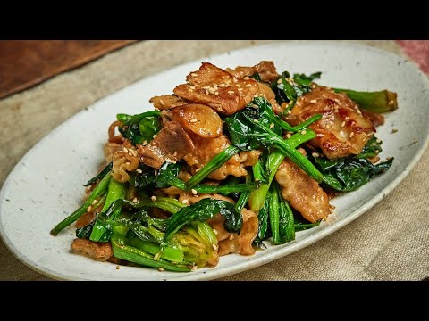 🥬 이건 무조건 만들어 드셔보세요❗대패삼겹+시금치, 이렇게 잘 어울릴 수가❗✨
