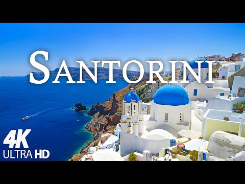 Santorini 4K (UHD) – Scenic Relaxation Film | Hidden Gems with Relaxing Music