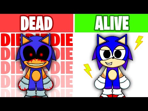 Incredibox - Sprunki but SONIC.EXE! DEAD Versions vs ALIVE Versions