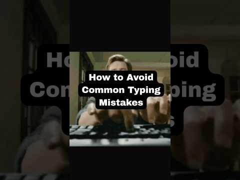 Top Typing Mistakes to Avoid | Master Accuracy for Typing Jobs (Beginner to Pro)  #typing #dataentry