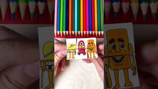 Diy Cute emojis 🔴👁️🟧#art #diy #papercraft #cute #thingstodo #tungtungtungsahur #spiderman