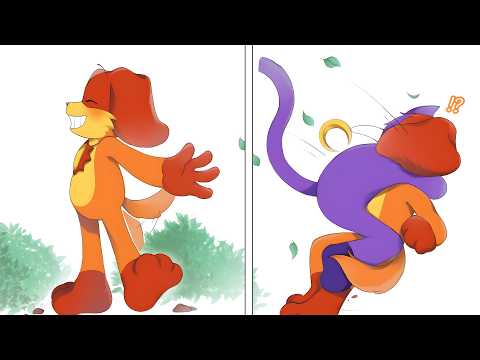 CatNap and DogDay The Morning Wake-Up Method | Poppy Playtime Chapter 3 | Comic Dub