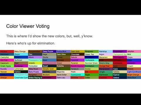 Color Viewer Voting Episode 5