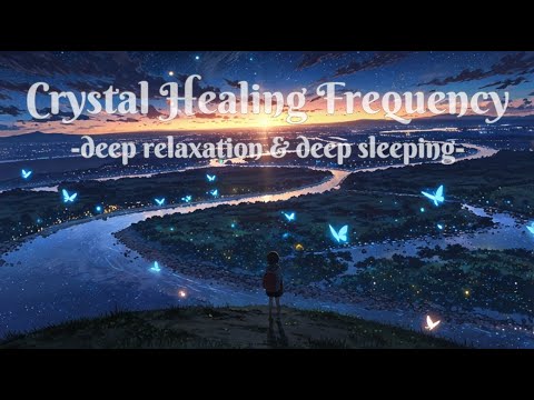 Crystal healing music for deep sleeping #musicforrelaxation #calmmusic #etherealmusic #healingbgm
