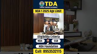 NDA Age Limit 2025 | NDA 1 2025 Age Limit | NDA 2025 Age Limit | NDA 1 2025 Notification #NDA