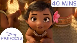 Moana's Ocean Adventures | 40 Minute Compilation | Disney Princess
