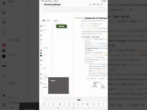 Editable Chemistry Notes #notes #aesthetic #chemistrynotes #notion