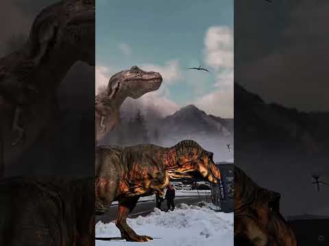Tyrannosaurus T Rex chase! Part 394 #dinosaur #dino #jurassicpark #trex #dinosaurus #pterosaurus