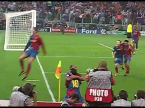 Lionel Messi's Iconic 2009 Champions League Goal (New Angle)