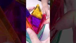#适合儿童的益智玩具推荐 #磁力片 #积木搭建 #玩儿个很新的东西