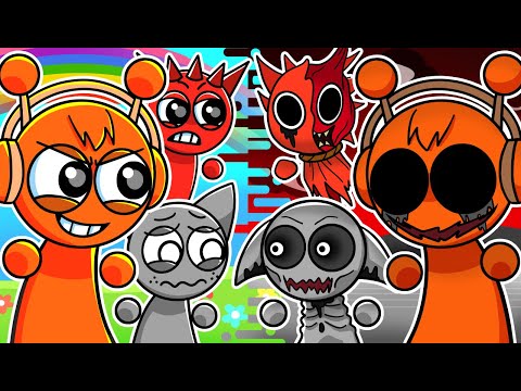 SPRUNKI vs SPRUNKI PYRAMIXED?! Incredibox Sprunki Cartoon Animation