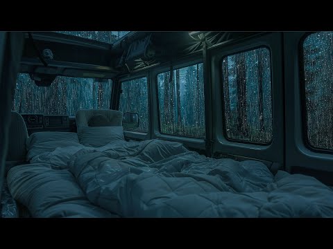 10 Hours⚡️Rain ASMR Camping | Relax & Drift Off to Sleep Instantly with Soothing Nature Sounds