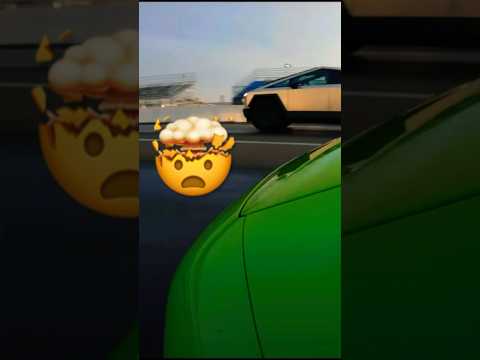 Tesla Cybertruck Smokes Porsche 911🤯 #tesla #porsche911 #shorts #shortvideo