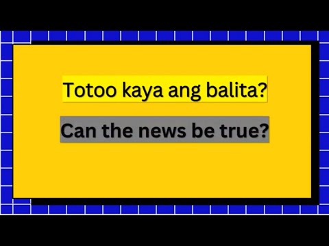 TAGALOG ENGLISH TUTORIAL SPEAKING/COMMON SENTENCES FILIPINOS USE EVERYDAY #tagalogenglishlesson