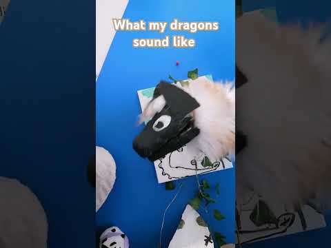 ✨what my dragons sound like✨ #paperdragon #trendingshort #viralshort #dragonpuppit