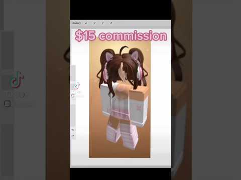 $15 roblox art commission 😍 #roblox #robloxart