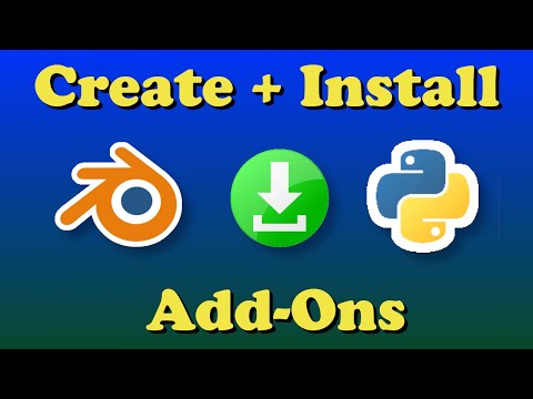Create and Install Blender Add-ons