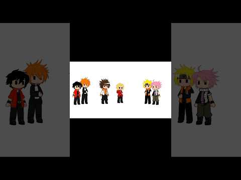 Anime Family #gacha #gachaclub #gachaanimation #gachatrend #naruto #onepiece #bleach #hitmanreborn