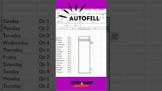 How does Autofill work  |  Excel 2025  #excel2025 #exceltips #exceltutorial