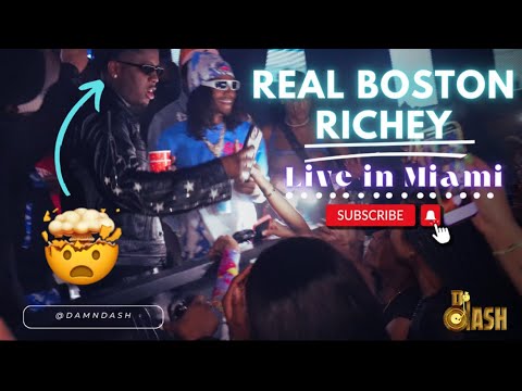REAL BOSTON RICHEY LIVE PERFORMANCE @ Exchange Miami | Mini Vlog