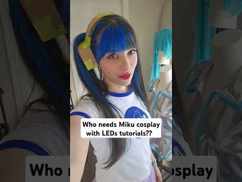 Miku Cosplay tutorials anyone?? #miku #vocaloid #cosplaytutorial #diycrafts #diyprojects #fortnite