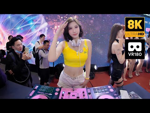 [VR180] Chinese DJ LUCY, Shenzhen Cool Car Show 2025